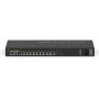 NETGEAR GSM4212P Managed L2/L3 Gigabit Ethernet (10/100/1000) Power over Ethernet (PoE) 1U Zwart (GSM4212P-100EUS) thumbnail