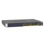 NETGEAR ProSAFE Managed Switch - GSM4328PA - Stackable platform met 24 PoE+ poorten + 2 x SFP+ en 2 x 10GBASE-T poorten (550W PSU) (GSM4328PA-100NES) thumbnail