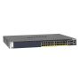NETGEAR ProSAFE Managed Switch - GSM4328PA - Stackable platform met 24 PoE+ poorten + 2 x SFP+ en 2 x 10GBASE-T poorten (550W PSU) (GSM4328PA-100NES) thumbnail