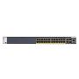 NETGEAR ProSAFE Managed Switch - GSM4328PB - Stackable platform met 24 PoE+ poorten + 2 x SFP+ en 2 x 10GBASE-T poorten (1000W PSU) (GSM4328PB-100NES) thumbnail