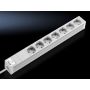 Rittal Steckdosenleiste 48,3cm 7fach ohne Schalter 230V/16A (7240210) thumbnail