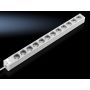 Rittal Steckdosenleiste 48,3cm 12fach ohne Schalter 230V/16A (7240310) thumbnail
