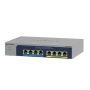 NETGEAR MS108UP Unmanaged 2.5G Ethernet (100/1000/2500) Power over Ethernet (PoE) (MS108UP-100EUS) thumbnail