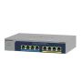 NETGEAR MS108UP Unmanaged 2.5G Ethernet (100/1000/2500) Power over Ethernet (PoE) (MS108UP-100EUS) thumbnail