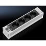 Rittal Steckdosenmodul PSM 4x Schu.ko L250mm schw. (7856090) thumbnail
