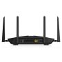 NETGEAR Nighthawk AX5400 draadloze router Gigabit Ethernet Dual-band (2.4 GHz / 5 GHz) Zwart (RAX50-100EUS) thumbnail