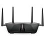 NETGEAR Nighthawk AX5400 draadloze router Gigabit Ethernet Dual-band (2.4 GHz / 5 GHz) Zwart (RAX50-100EUS) thumbnail