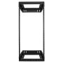 StarTech.com 2 Post 24U Heavy-Duty Wandmonteerbare Server Rack, 19" Open Frame Netwerk Rack met Verstelbare Diepte, Data Rack voor IT/AV/Patchpaneel/Computer Apparatuur, Incl Kooimoeren en Schroeven (RACK-24U-20-WALL-OA) thumbnail