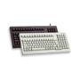 CHERRY 19" compact PC keyboard G80-1800 FR toetsenbord USB + PS/2 QWERTY Grijs (G80-1800LPCFR-0) thumbnail