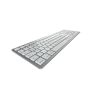 CHERRY KW 9100 SLIM FOR MAC toetsenbord Universeel USB + Bluetooth QWERTY Engels Zilver (JK-9110GB-1) thumbnail