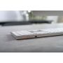 CHERRY KW 9100 SLIM FOR MAC toetsenbord Universeel USB + Bluetooth QWERTY Engels Zilver (JK-9110GB-1) thumbnail