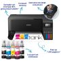 Epson EcoTank ET-2830 A4 multifunctionele Wi-Fi-printer met inkttank, inclusief tot 3 jaar inkt (C11CK59402) thumbnail
