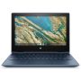HP Chromebook x360 11 G3 EE Intel® Celeron® N4020 29,5 cm (11.6") Touchscreen HD 4 GB LPDDR4-SDRAM 32 GB eMMC Wi-Fi 5 (802.11ac) ChromeOS Blauw (10X26EA#ABH) thumbnail