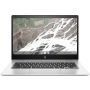 HP Chromebook x360 14 G1 Intel® Pentium® Gold 4417U 35,6 cm (14") Touchscreen Full HD 8 GB DDR4-SDRAM 32 GB Flash Wi-Fi 5 (802.11ac) ChromeOS Zilver (6BP69EA#ABH) thumbnail
