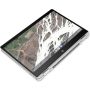 HP Chromebook x360 14 G1 Intel® Pentium® Gold 4417U 35,6 cm (14") Touchscreen Full HD 8 GB DDR4-SDRAM 32 GB Flash Wi-Fi 5 (802.11ac) ChromeOS Zilver (6BP69EA#ABH) thumbnail
