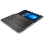 HP Stream 11 Pro G5 Intel® Celeron® N4100 Laptop 29,5 cm (11.6") Touchscreen HD 4 GB DDR4-SDRAM 64 GB eMMC Wi-Fi 5 (802.11ac) Windows 10 Home Grijs (6EB93EA#ABH) thumbnail