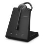 Jabra Engage 45 SE Headset Draadloos oorhaak, Hoofdband Kantoor/callcenter Zwart (9655-523-117) thumbnail