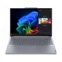 Lenovo ThinkBook 16 G7 QOY Copilot+ PC Snapdragon X1P-42-100 Laptop 40,6 cm (16") WUXGA 16 GB LPDDR5x-SDRAM 512 GB SSD Wi-Fi 7 (802.11be) Windows 11 Pro Engels Grijs (21NH000BMH) thumbnail