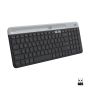 Logitech Keys-To-Go Draagbaar Bluetooth Toetsenbord Zwart (920-008539) thumbnail