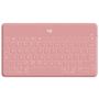 Logitech Keys-To-Go draadloos toetsenbord Blush (920-010176) thumbnail
