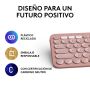 Logitech Pebble Keys 2 K380s TONAL ROSE ESP BT N/ (920-011829) thumbnail