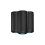 NETGEAR Orbi 970 Series Quad-Band WiFi 7, 3-Pack Quad-band (2.4 GHz / 5 GHz-1 / 5 GHz-2 / 6 GHz) Wi-Fi 6 (802.11ax) Zwart Intern (RBE973SB-100EUS) thumbnail