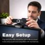 Origin Storage OS-USB-2KWEBCAM webcam 5 MP 2592 x 1944 Pixels USB 2.0 Zwart (OS-USB-2KWEBCAM) thumbnail