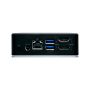Origin Storage OSDOCK-MMUSBCA/EU laptop dock & poortreplicator Docking USB 3.2 Gen 1 (3.1 Gen 1) Type-A + Type-C Zwart (OSDOCK-MMUSBCA/EU) thumbnail