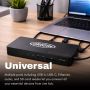 Origin Storage OSDOCK-T4K15 laptop dock & poortreplicator Docking USB 3.2 Gen 2 (3.1 Gen 2) Type-C Zwart (OSDOCK-T4K15) thumbnail
