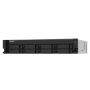 QNAP TS-873AU-RP NAS Rack (2U) Ryzen Embedded V1500B 4 GB DDR4 0 TB QNAP Turbo System Zwart, Grijs (TS-873AU-RP-4G) thumbnail