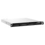 QNAP TS-h987XU-RP NAS Rack (1U) Intel Xeon E E-2334 16 GB DDR4 QuTS hero Zwart, Zilver thumbnail