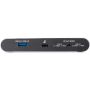 StarTech.com USB-C Dock - 4K Dual Monitor HDMI Display - Mini Laptop Docking Station - 100W Power Delivery Passthrough - GbE, 2-Port USB-A Hub - USB Type-C Multiport Adapter - 1m kabel (DK30C2HAGPD) thumbnail