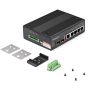 StarTech Industrial 5Port Gigabit PoE+ Switch 30W (IES1G52UP12V) thumbnail