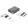 StarTech.com Industrial 6 Port Gigabit Ethernet Switch 4 PoE RJ45 +2 SFP Slots 30W PoE+ 48VDC 10/100/1000 Power Over Ethernet LAN Switch -40C to 75C met DIN Connector/Monteerbaar (IES1G52UPDIN) thumbnail