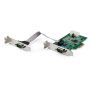 StarTech.com 2 Port PCI Express RS232 Seriële Kaart, PCIe RS232 Serial Host Controller Kaart, PCIe naar Serial DB9 Adapter Kaart, 16950 UART, Low Profile Uitbreidingskaart, Windows & Linux (PEX2S953LP) thumbnail