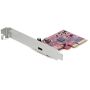 StarTech.com 1-Port USB 3.2 Gen 2x2 PCIe Kaart, USB-C 20Gbps SuperSpeed PCI Express 3.0 x4 Controller Kaart, USB Type-C Adapter Kaart, Data Only, Windows/macOS/Linux, TAA (PEXUSB321C) thumbnail