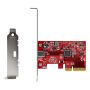 StarTech USB 3.2 GEN 2X2 PCIE CARD - USB-C 20GBPS (PEXUSB321C) thumbnail