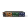 Vertiv Geist GI30107L energiedistributie 18 AC-uitgang(en) 2U Zwart, Blauw, Groen, Oranje thumbnail