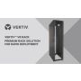 Vertiv VR3157 rack 48U Vrijstaande rek Zwart, Transparant (VR3157) thumbnail