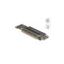 DELOCK PCI Express 4.0 x16 Karte zu 2x M.2 Key M NVMe Slot (41802) thumbnail