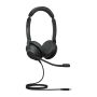Jabra Evolve2 30 Headset Bedraad Hoofdband Kantoor/callcenter USB Type-C Zwart (23089-999-879) thumbnail