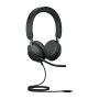Jabra Evolve2 40 Headset Bedraad Hoofdband Kantoor/callcenter USB Type-C (24089-989-899) thumbnail