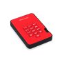 iStorage diskAshur 2 externe harde schijf 500 GB Rood (IS-DA2-256-500-R) thumbnail