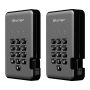 iStorage diskAshur PRO2 externe harde schijf 1000 GB Zwart, Grafiet (IS-DAP2-256-1000-C-G) thumbnail