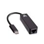 V7 V7UCRJ45-BLK-1E USB grafische adapter Zwart (V7UCRJ45-BLK-1E) thumbnail