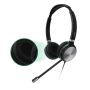 Yealink UH36 Dual Headset Bedraad Hoofdband Kantoor/callcenter USB Type-A Zwart, Zilver (1308011) thumbnail