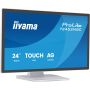 iiyama ProLite T2452MSC-W1AG computer monitor 61 cm (24") 1920 x 1080 Pixels Full HD LED Touchscreen Wit (T2452MSC-W1AG) thumbnail