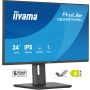 iiyama ProLite XB2497HSU-B1 computer monitor 60,5 cm (23.8") 1920 x 1080 Pixels Full HD Zwart (XB2497HSU-B1) thumbnail