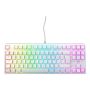 CHERRY K4V2 TKL toetsenbord Gamen USB QWERTY Scandinavisch Wit (CX-K4V2-RGB-TKL-WH-R-NOR) thumbnail