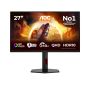 AOC G4 Q27G4ZDRAD computer monitor 67,3 cm (26.5") 2560 x 1440 Pixels Zwart, Rood (Q27G4ZDR) thumbnail